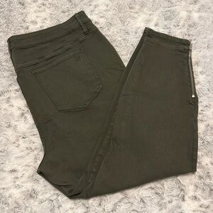 Level 99 + Sybil Cargo skinny jeans 20W in olive